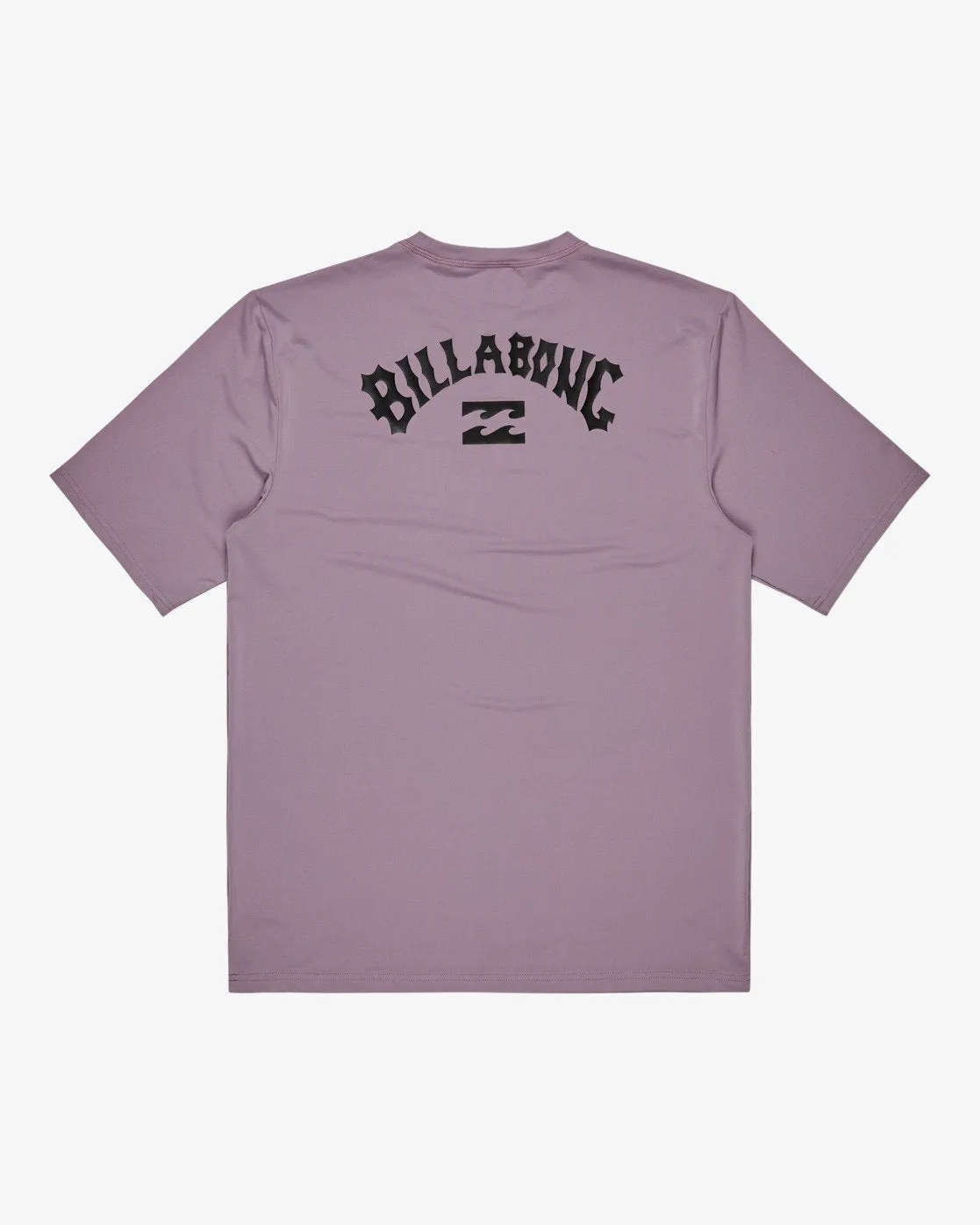 Billabong Men's Arch Wave Short Sleeves UPF 50 Surf T-Shirt Light Purple EBYWR03019-SKW0