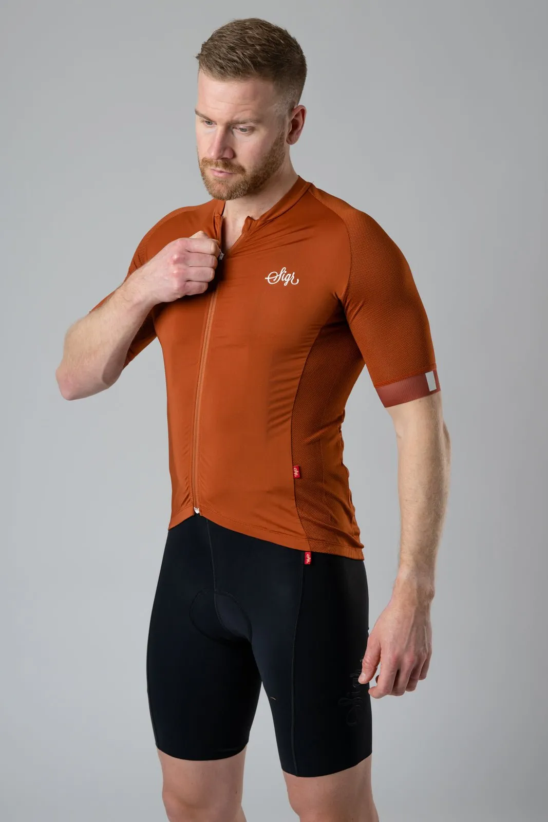 Dahlia Brown Pro Series Men's Cycling Jersey