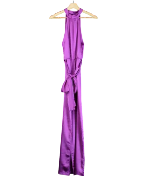 Dancing Leopard Jovina Halterneck Jumpsuit In Vibrant Purple UK 6