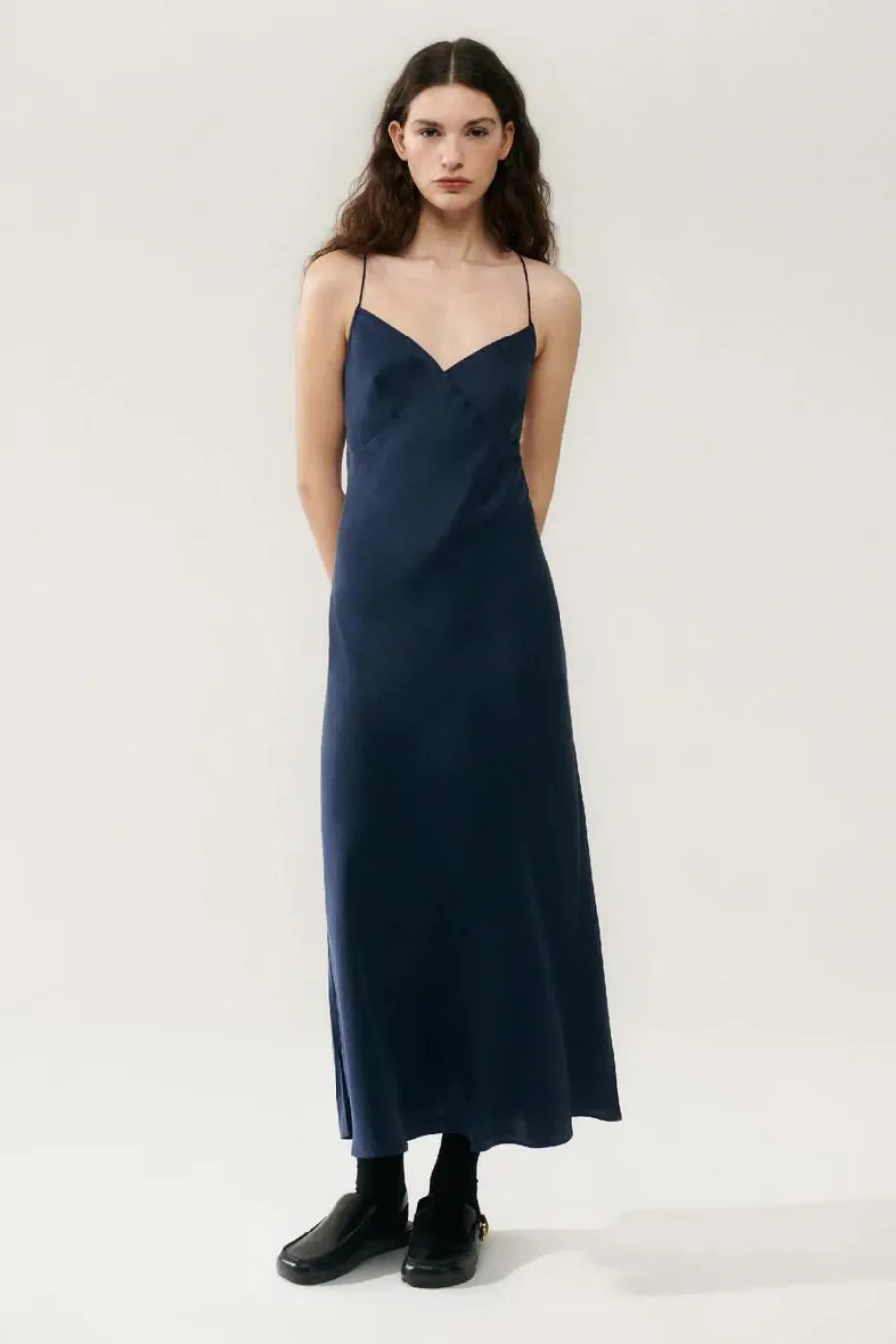 Deco Rouleau Dress Midnight
