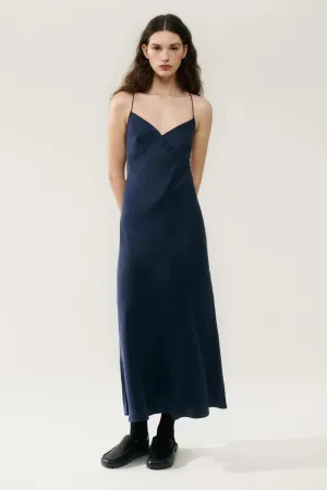 Deco Rouleau Dress Midnight