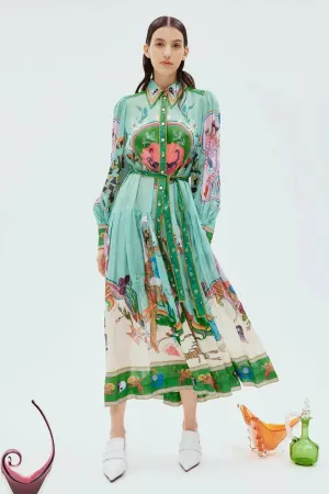 Evergreen Shirt Dress Multi