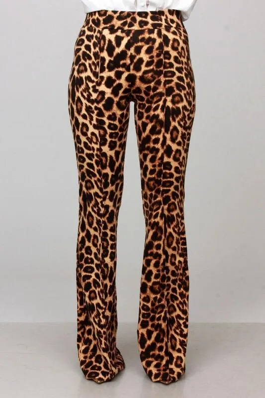 High Waist Leopard Pant