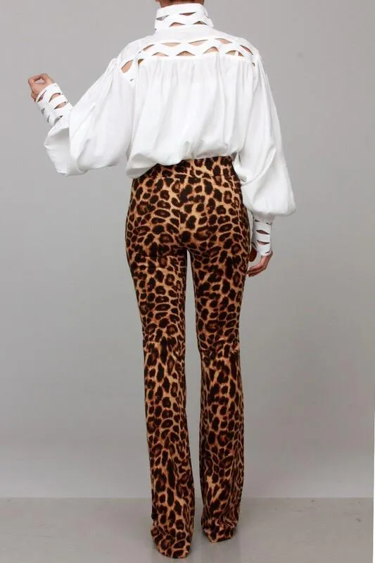 High Waist Leopard Pant