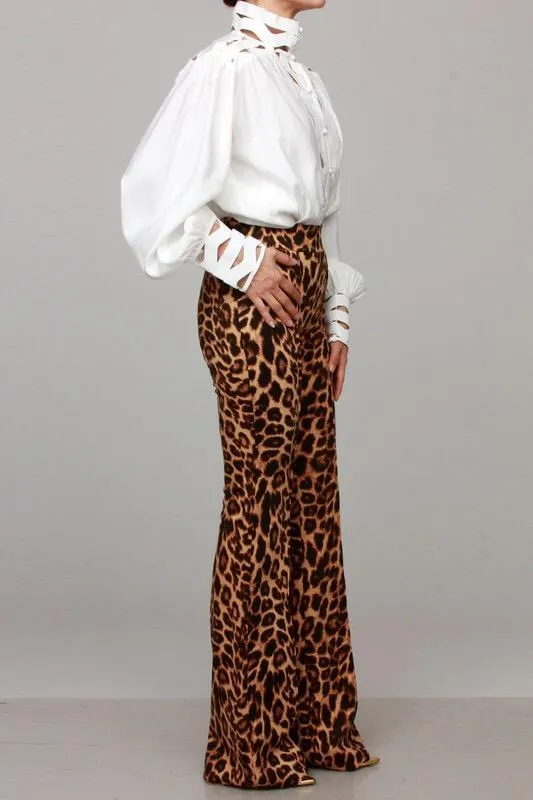 High Waist Leopard Pant