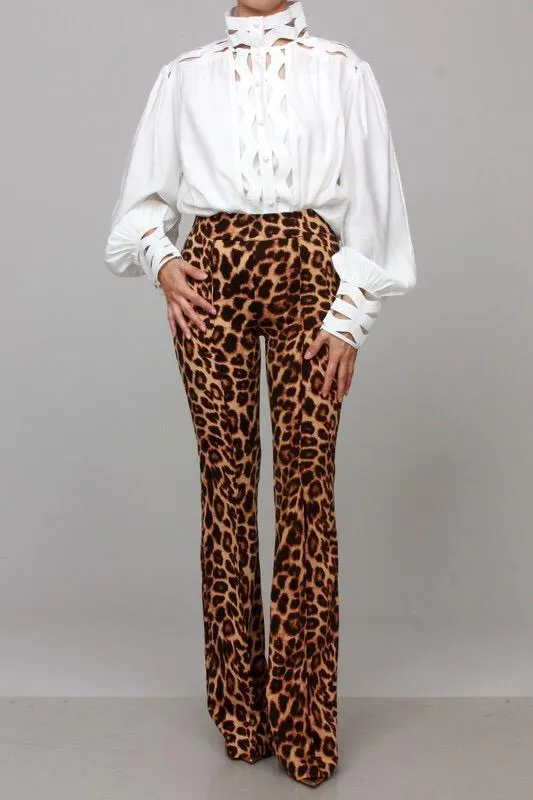 High Waist Leopard Pant