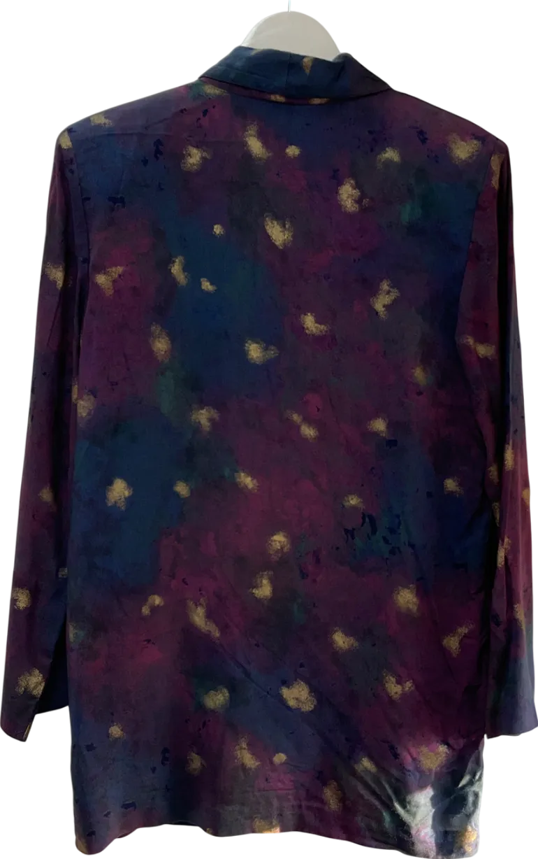 kensington square Purple Vintage Style Blazer UK M