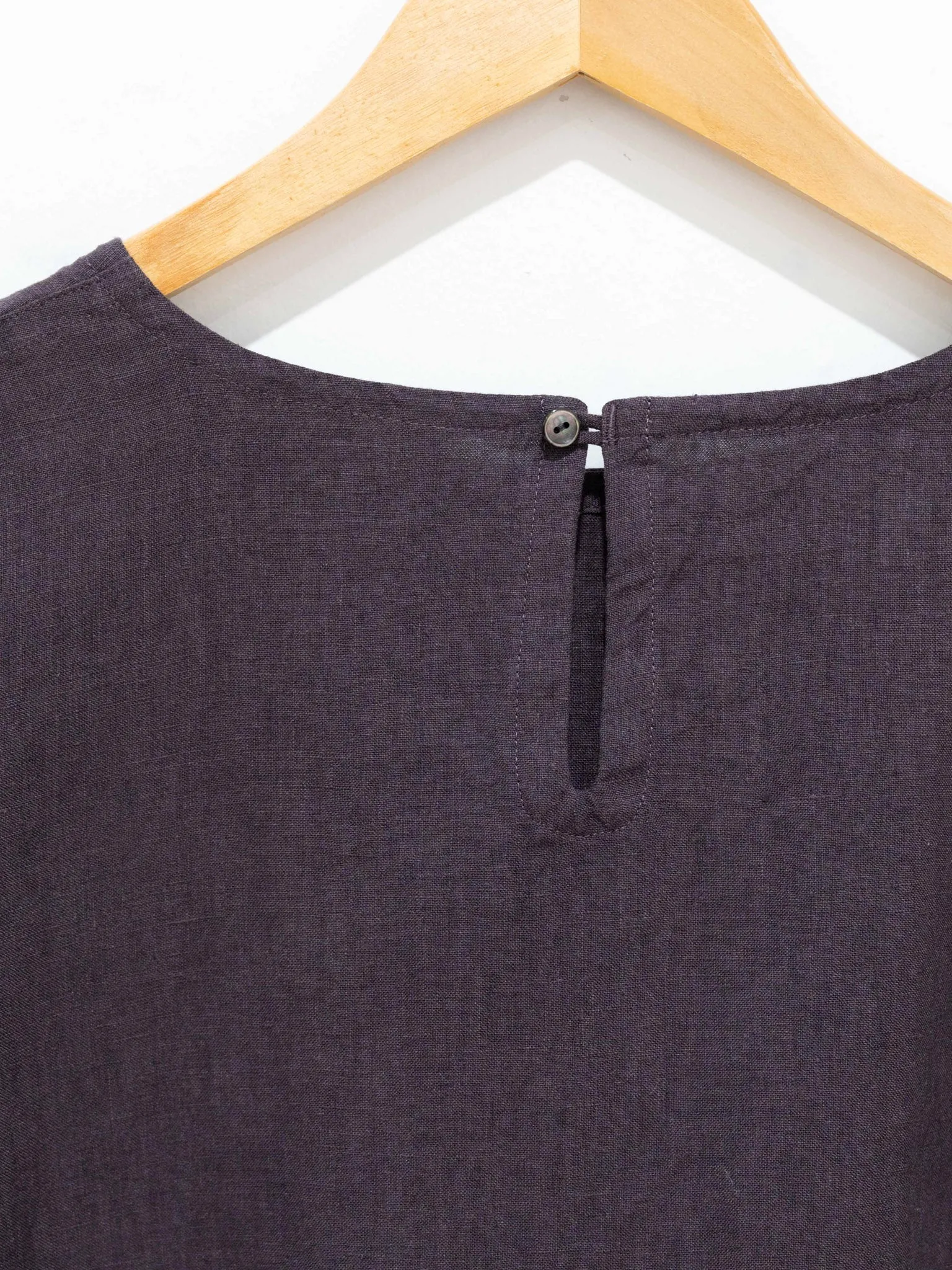 Linen Pullover - Purple