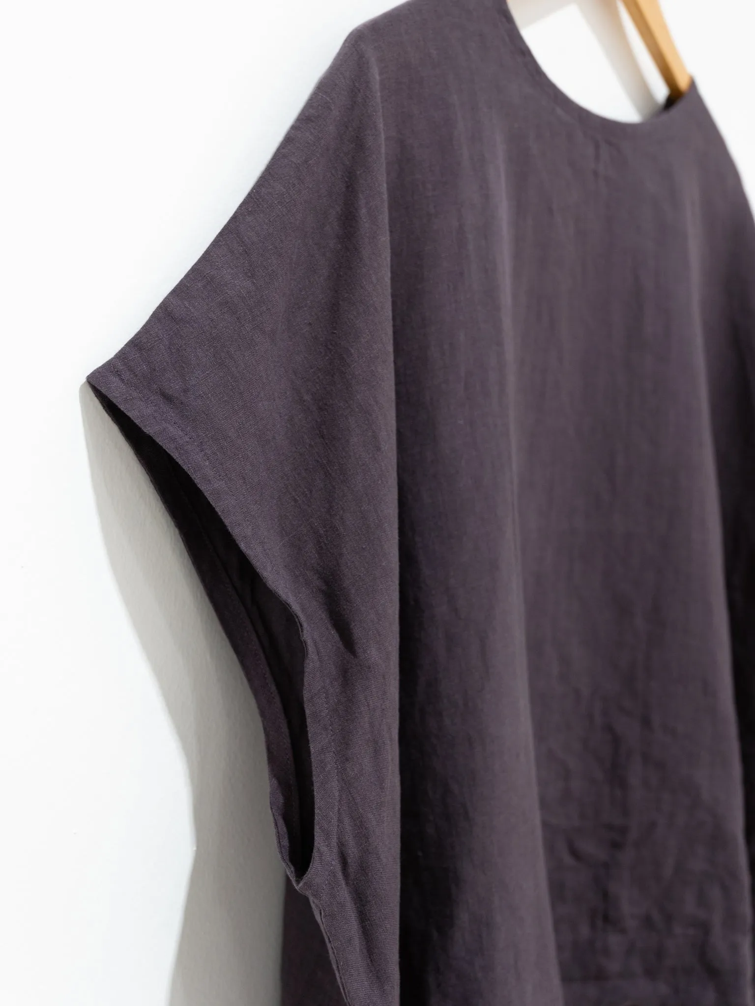 Linen Pullover - Purple