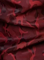 Mens Dress Shirt • Burgundy Camouflage