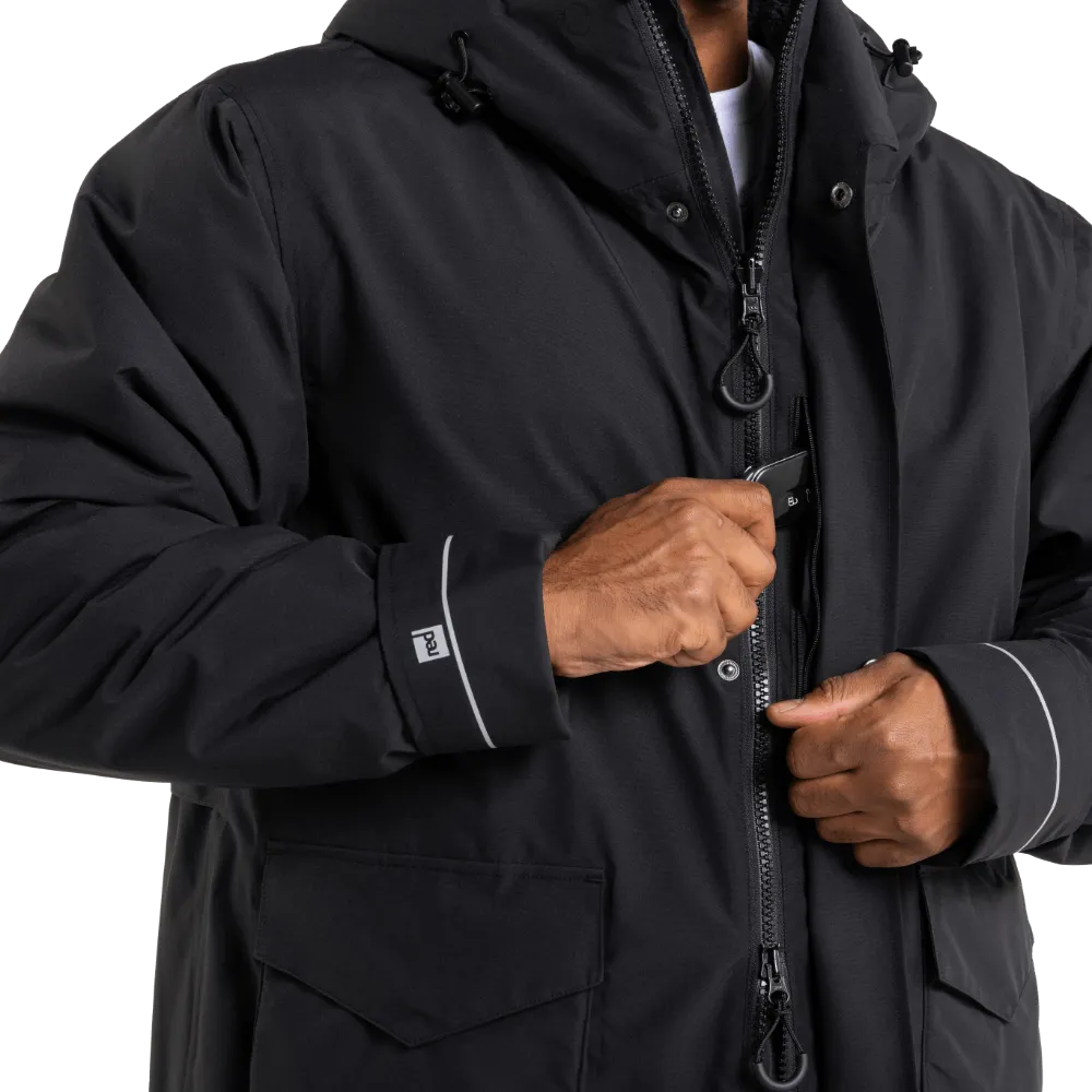 Men's EVO Pro Slimline Waterproof Parka Jacket - Stealth Black