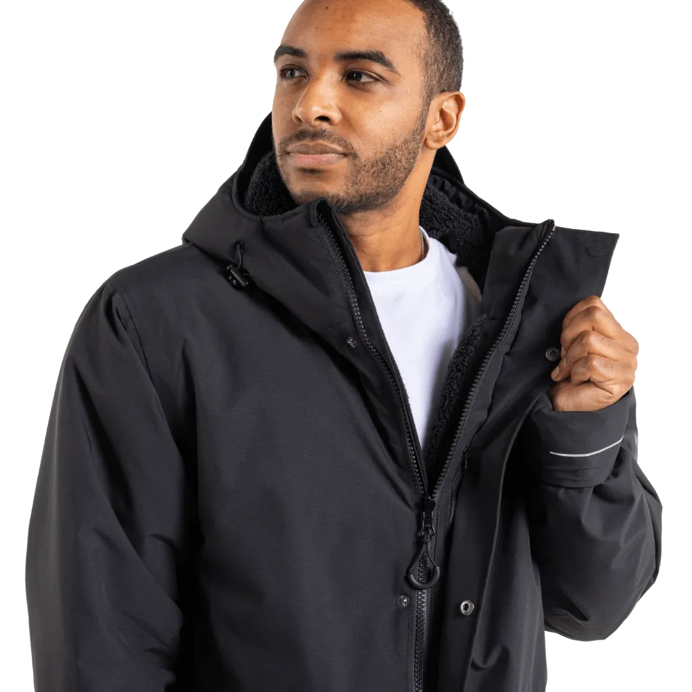 Men's EVO Pro Slimline Waterproof Parka Jacket - Stealth Black