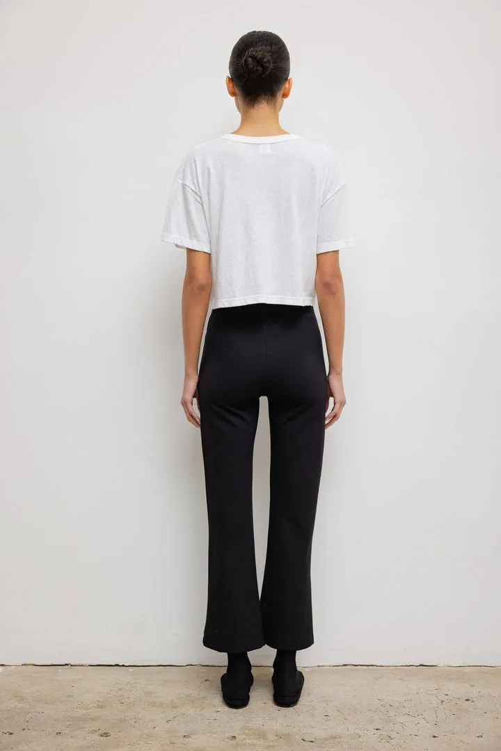 Rio High Waist Flare Pant in Black