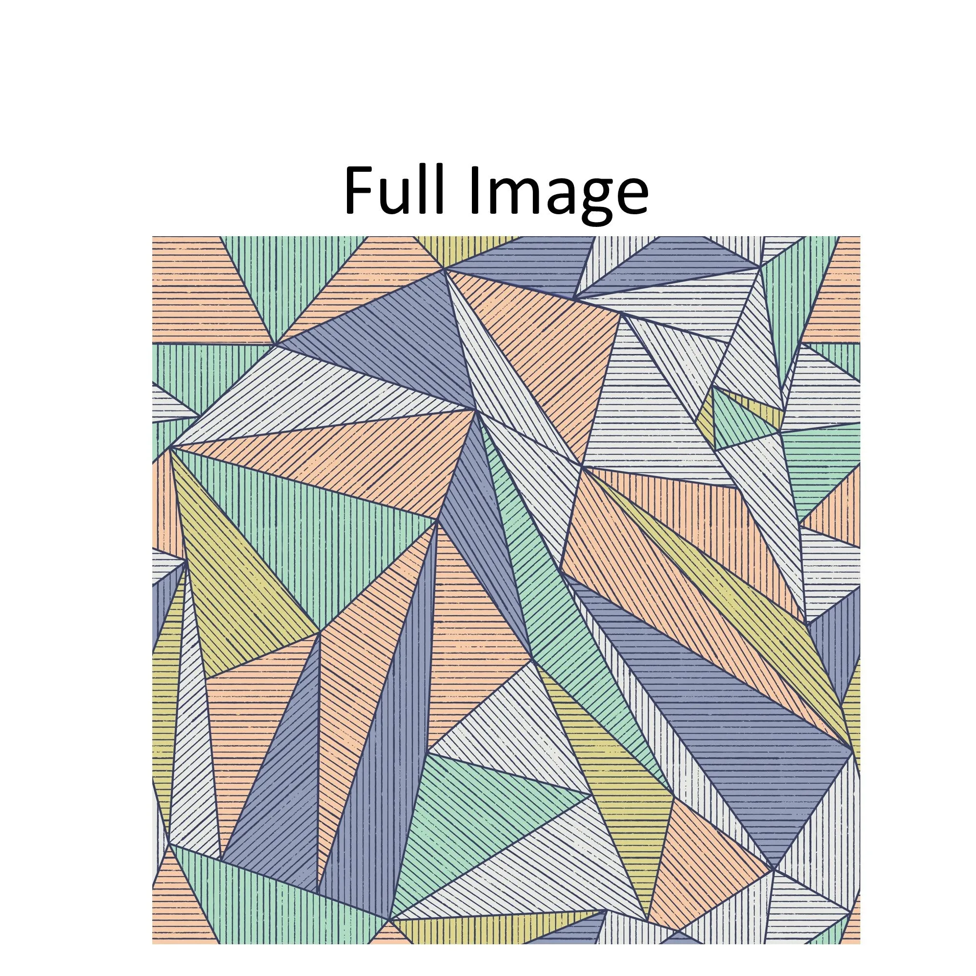Sophisticated Geometry Window Roman Shade