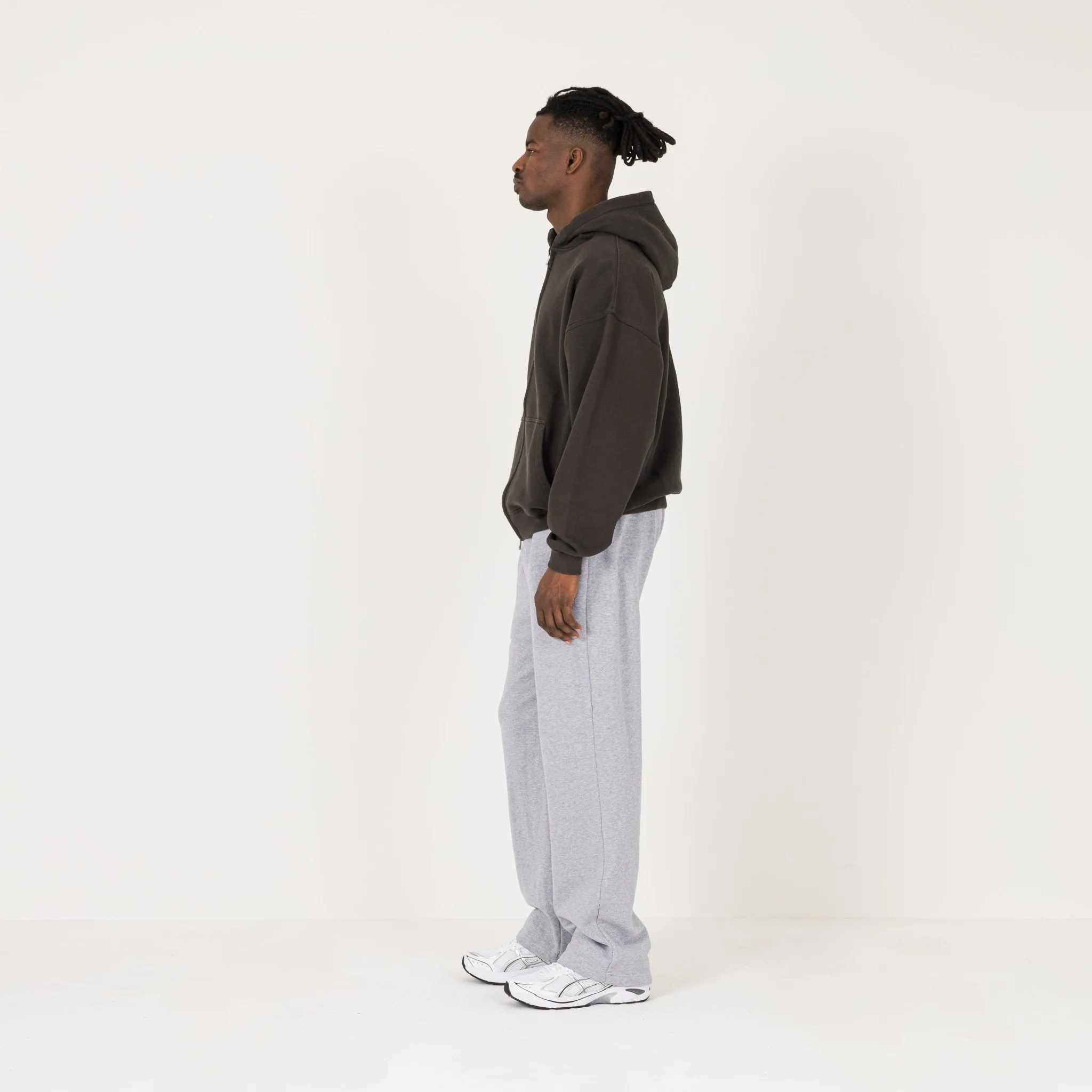 Zip Hoodie - Dark Mocha