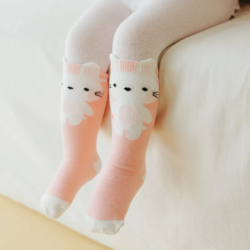 Zoo Rabbit Knee Non-Slip Socks V1304